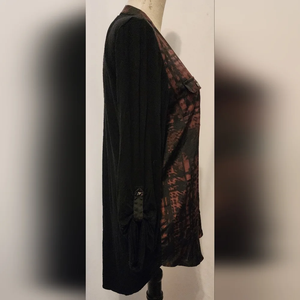 Rock & Republic blouse long sleeve tee shirt - Picture 5 of 7